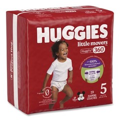 Huggies 56607 Over 27 lbs. Baby Diapers – Size 5/Disney Design (4/Carton) New