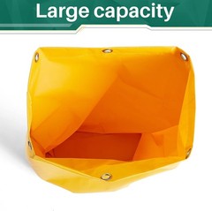 16 x 11 x 27 inch Replacement Janitorial Cleaning Cart Bag High Capacity