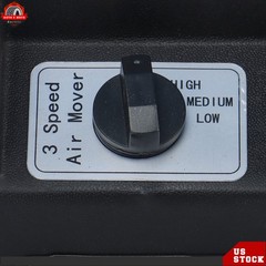 1.5HP 5000 CFM 3-Speed Air Mover Monster Floor Blower Carpet Dryers 115 Volt