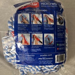 O Cedar MicroTwist Microfiber Twist Mop Refill Replacement 147525 READ