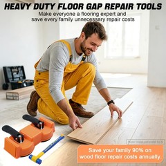 Floor Gap Fixer Tool with Dual Vacuum Suction Cups,Tool to Fix Orange