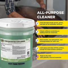 Zep Tuff Green All-Purpose Cleaner Concentrate – 5 Gallon (1 Unit) 203735 –