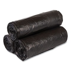 Inteplast Group Can Liners, 60 gal, 19 mic, 38×58″, 25 Bags/Roll, 6 Rolls/CT