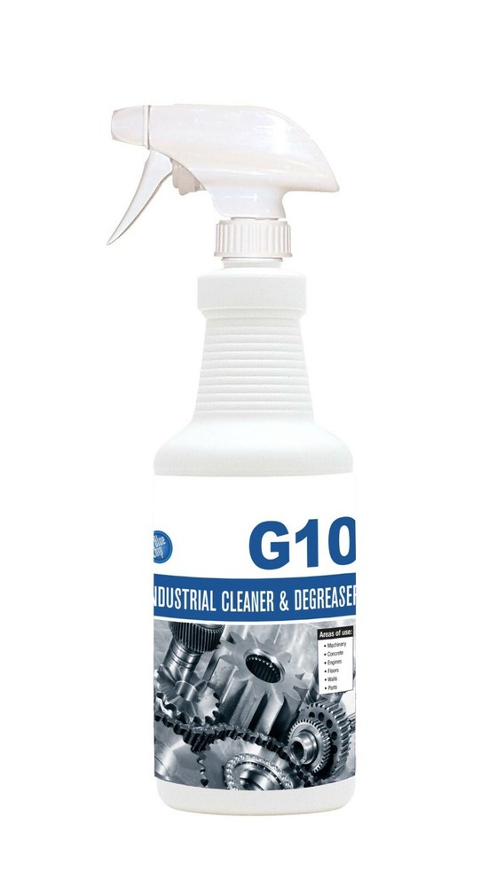 BLUE CHIP G10 INDUSTRIAL CLEANER & DEGREASER, 32 OZ. TRIGGER SPRAY, 12 IN A CASE