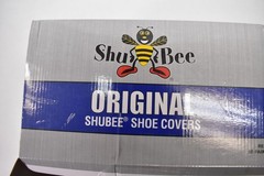 ShuBee Original Red Shoe Covers Disposable Boot Protectors Box Of 50 Pairs