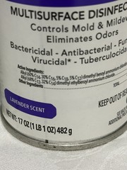 Claire 1003 17 oz Aerosol Spray Q Disinfectant – Lavender Scent (10/CT) New