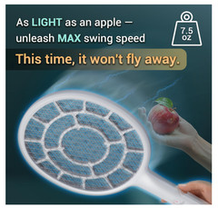 Fly Swatter, Bug Zapper Companion, Mosquito Killer Racket