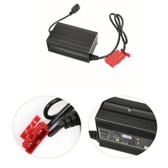 Charger with Pallet Jack, 24V 10A, with SB120 120A Red Connector