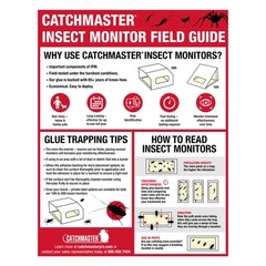 15 Catchmaster 288i Spider & Insect Small Monitor Traps (5 Sticky Glue Boards )