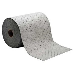 Brady Ht555 Sorbent Roll, 23 Gal, 15 In X 150 Ft, Universal, Gray, Polypropylene