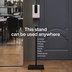 ZEP Hand Sanitizer Dispenser Touch-Free Motion Activated Stand TFHSU-1- 2500PL