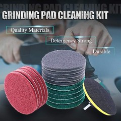 Swpeet 16Pcs 5Inch 3 Different Color Scrubbing Pads Drill Powered Brush Tile…