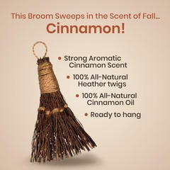 Cinnamon Broom – Broomstick Scented 6in (2 Pack) – 02 Pack