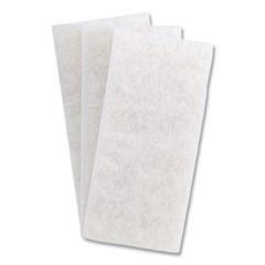 3M 08003B 4.62 in. x 10 in. Utility and Burnish Pads – White (10/Carton) New