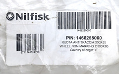 Nilfisk Advance 1466255000 Non Marking Drive Wheel D300X85 for SW5500