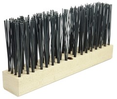 Weiler 42030 Flat Wire Broom 14 Hardwood Block 5 Trim Length Made In The Usa
