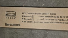 Case Of 6 Rubbermaid Hygen Q580 36 In QUICK CONNECT DUSTING FRAME ONLY