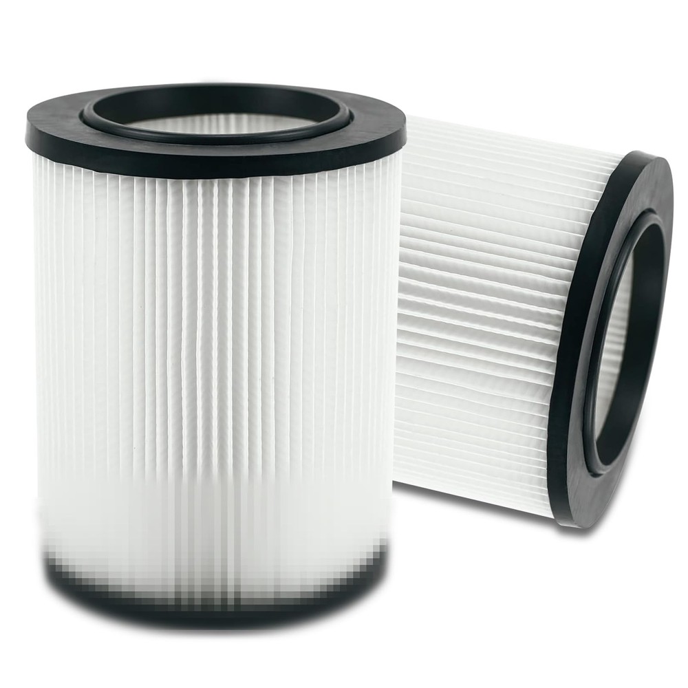 2 Pack Standard VF4000 Replacement Wet/Dry Vacuum Filter, Compatible with…