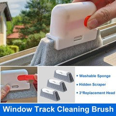 10PCS Window Track Cleaning Tool Kit Groove Crevice Brush Set