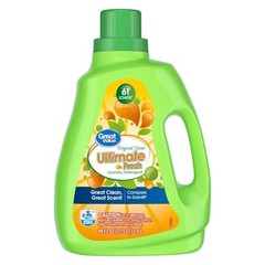 Ultimate Fresh Original Clean Laundry Detergent Odor Eliminating Liquid 88oz New