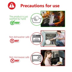 LivLab Mker Laundry Detergent Dispenser with One-Press Lid,Clear PET 5.5L