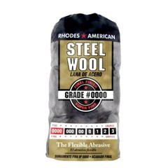 Homax 10120000 Steel Wool, 12 pad, Super Fine Grade #0000, Rhodes American