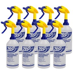 Zep Industrial Sprayer Bottle – 48 oz (Case of 8) C32810 – Up to 30 Foot Spray,