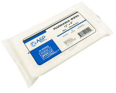 ASP Flushable Wipes with Aloe & Lanolin, Soft Pack, 12″ x 8″ (Case of 24)
