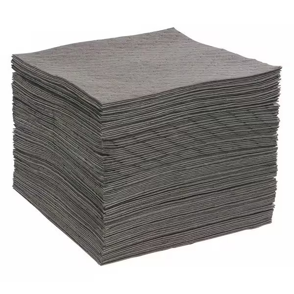 Spilltech Sorbent Pad, 26 gal, 15 in x 19 in, , Gray, 100 PK GPF100H Spilltech