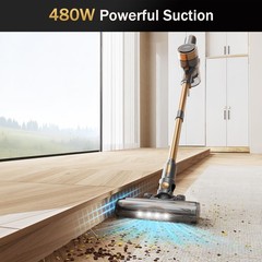 NuYupo Cordless Vacuum Cleaner, 10-in-1 Lightweight Stick with Gold