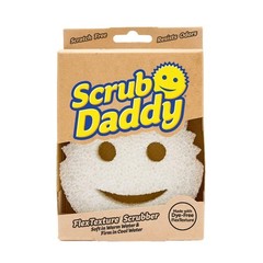 Scrub Daddy, Sponge Flex Texture 1 Count (Pack of 1), Natural/Unbleached