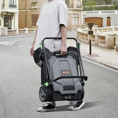 VEVOR Industrial Floor Sweeper – 26″ Walk-Behind Non-Electric Push Sweeper – NEW