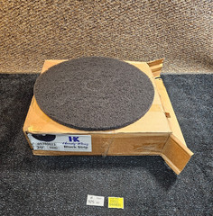 (QTY 5) Handy-Klenz 09380023 20″ 508mm Black Stripping Floor Pad Round