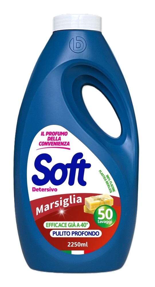 Soft Liquid Detergent 50 Measures Marseille 2250 Ml.