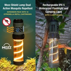 Freeze2Trim Mozz Shield Mosquito Repellent Outdoor Lantern Flashlight USB-C