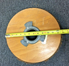 40TH Anniversary Floor Polisher Brush WITH Clutch Plate, AS IS