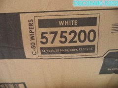 QTY=1008: CCP INDUSTRIES C-50 WIPERS WHITE 575200 12.5″ X 13″