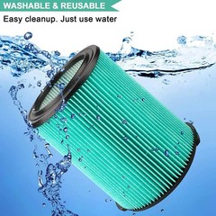 Cartridge Vacuum HEPA Filter Compatible For Craftsman 5-20 Gallon Repair Part