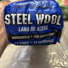 2 Rhodes American 10121111 1 Grade Medium Steel Wool Pad 8-3/4 L in. (Pack of 6)