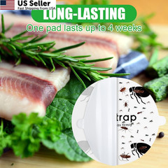 Flea Trap Refill Discs Sticky Fly Glue Board Refills Double White