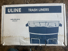 ULINE 40-45 Gallon Trash Bags Heavy Duty – (S-5109) – 2.5 MIL Thick 100 count
