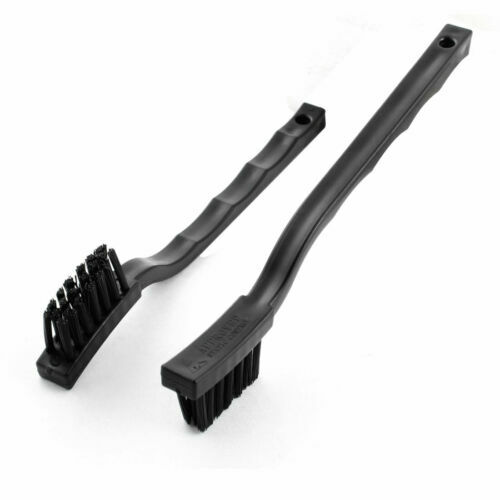 2Pcs Black Plastic Ground PCB Rework Dust Record Cleaner Tool Anti-Static Brush