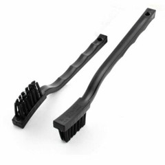 2Pcs Black Plastic Ground PCB Rework Dust Record Cleaner Tool Anti-Static Brush