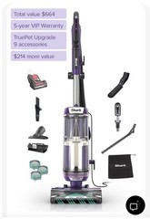 Shark PowerDetect Upright Bagless Vacuum HEPA Pet Tools Multi Surface Bundle