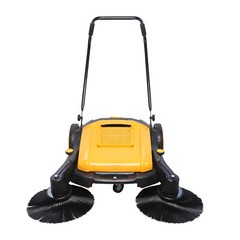 41″ Hand Push Sweeper Pavement Street Sweeping Tool Walk-behind Outdoor Cleaner
