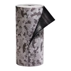 Pig Mat132 Sorbent Roll, 40 Gal, 31 In X 150 Ft, Universal, Gray, Polypropylene