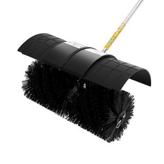 52cc Gas Power Hand Held Sweeper Broom Driveway Turf Artificial Grass Snow Clean