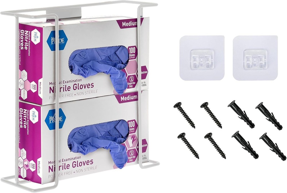 Alpine Glove Holder for Wall Mount – Latex Glove Holder Wire Glove