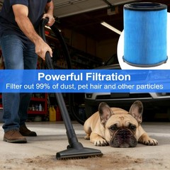2 Pack Replacement VF5000 Filter for Rigid Shop Vac 5-20