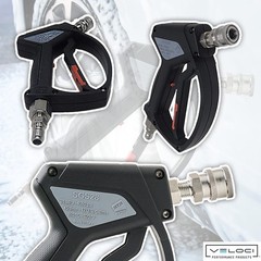 SGS28 Pressure Washer Trigger Gun with Installed compact, Black